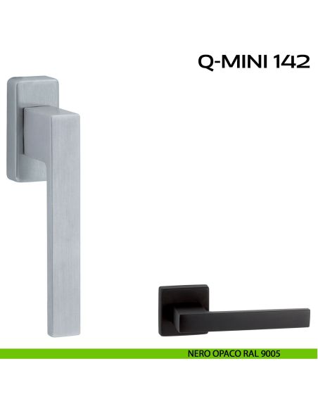 Maniglia per finestra martellina Q-Mini 142 Reguitti nero