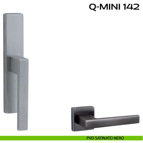 Maniglia per finestra cremonese Q-Mini 142 Reguitti pvd nero