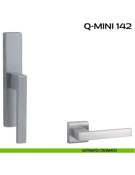 Maniglia per finestra cremonese Q-Mini 142 Reguitti satinato cromato