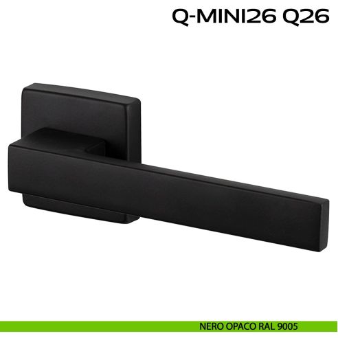 Maniglia ribassata per porta Q-Mini26 Q26 Reguitti nero