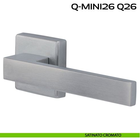 Maniglia ribassata per porta Q-Mini26 Q26 Reguitti satinato cromato