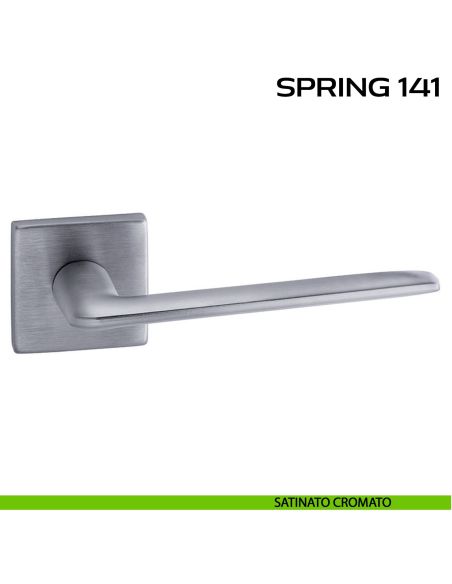 Maniglia per porta Spring 141 Q. Reguitti satinato cromato