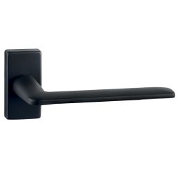 Maniglia per porta Spring 141 Q. Reguitti con rosetta rettangolare