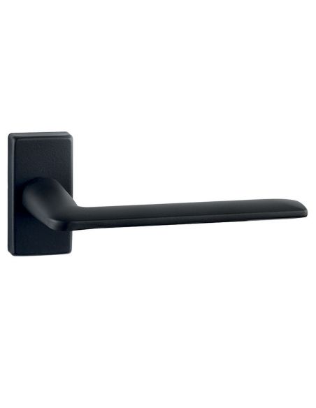 Maniglia per porta Spring 141 Q. Reguitti con rosetta rettangolare