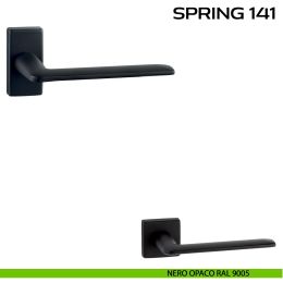 Maniglia per porta Spring 141 Q. Reguitti con rosetta rettangolare 2