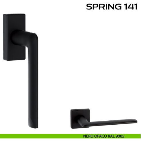 Maniglia per finestra martellina Spring 141 Q. Reguitti nero