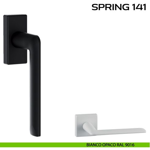 Maniglia per finestra martellina Spring 141 Q. Reguitti bianco