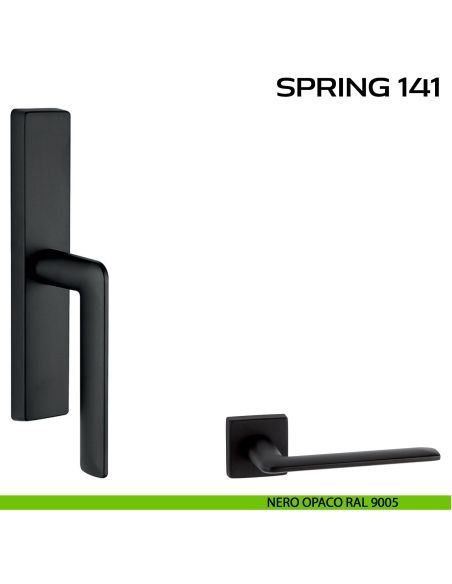 Maniglia per finestra cremonese Spring 141 Q. Reguitti nero
