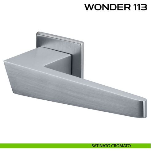 Maniglia per porta Wonder 113 Reguitti satinato cromato
