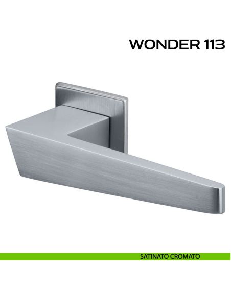 Maniglia per porta Wonder 113 Reguitti satinato cromato