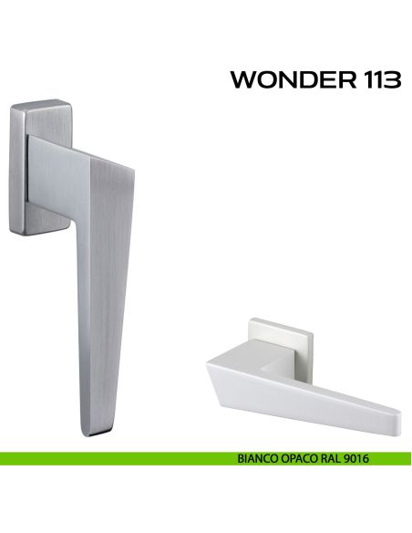 Maniglia per finestra martellina Wonder 113 Reguitti bianco