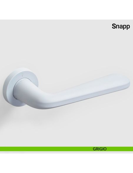 Maniglia porta Snapp Verum Italy realizzata in plastica riciclata - grigio