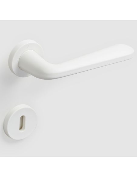 Maniglia porta Snapp Verum Italy realizzata in plastica riciclata - bianco
