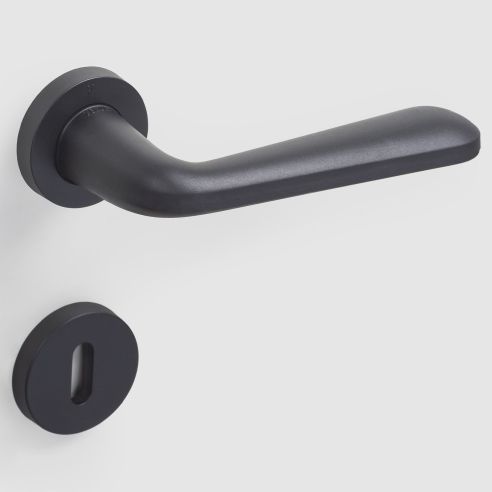 Maniglia porta Snapp Verum Italy realizzata in plastica riciclata - nero