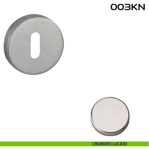 Bocchetta foro chiave tonda 003 Reguitti cromato lucido