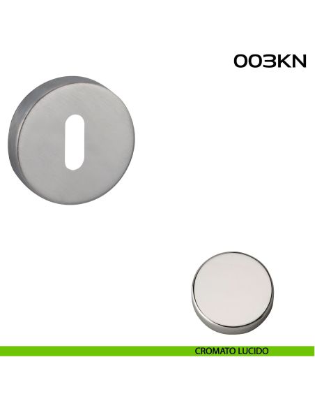 Bocchetta foro chiave tonda 003 Reguitti cromato lucido