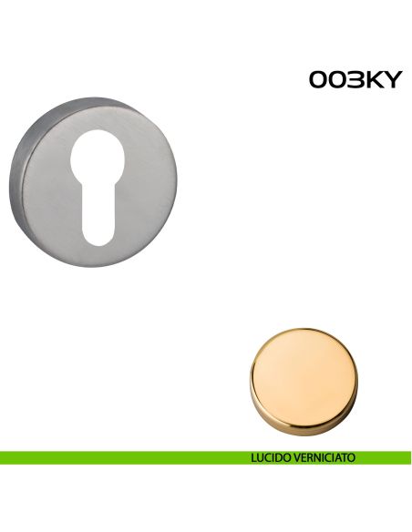 Bocchetta foro yale tonda 003 Reguitti lucido verniciato
