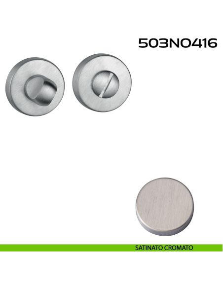 Nottolino WC tondo 503 Reguitti satinato cromato