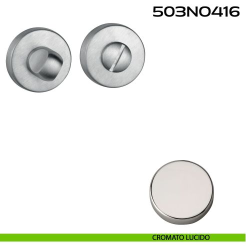 Nottolino WC tondo 503 Reguitti cromato lucido