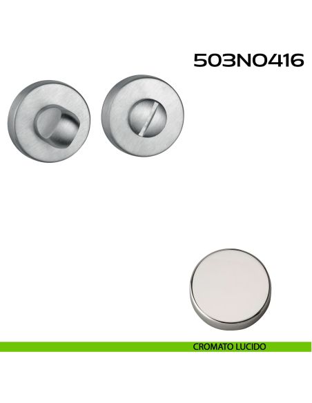 Nottolino WC tondo 503 Reguitti cromato lucido