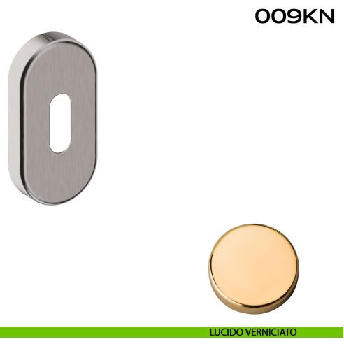 Bocchetta foro chiave ovale 009 Reguitti lucido verniciato