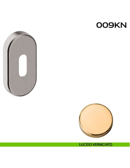 Bocchetta foro chiave ovale 009 Reguitti lucido verniciato