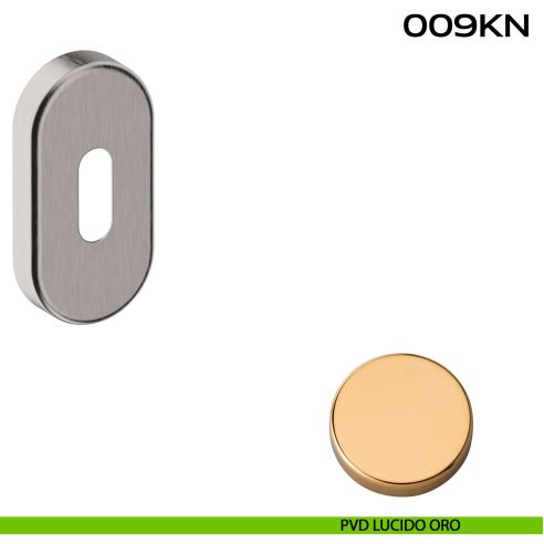 Bocchetta foro chiave ovale 009 Reguitti pvd lucido oro