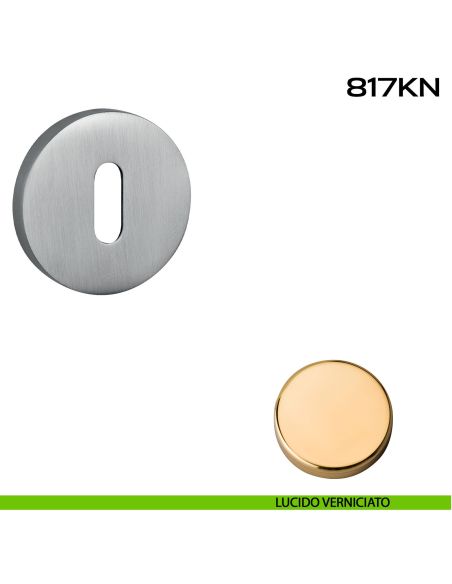 Bocchetta foro chiave tonda 817 Reguitti lucido verniciato