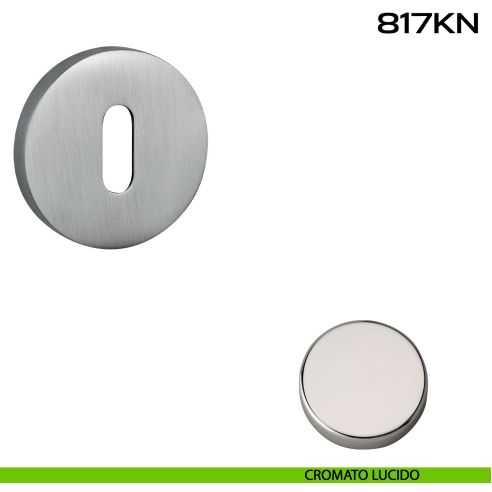 Bocchetta foro chiave tonda 817 Reguitti cromato lucido