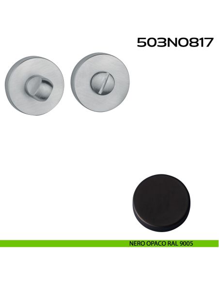 Nottolino WC tondo 503NO817 Reguitti nero
