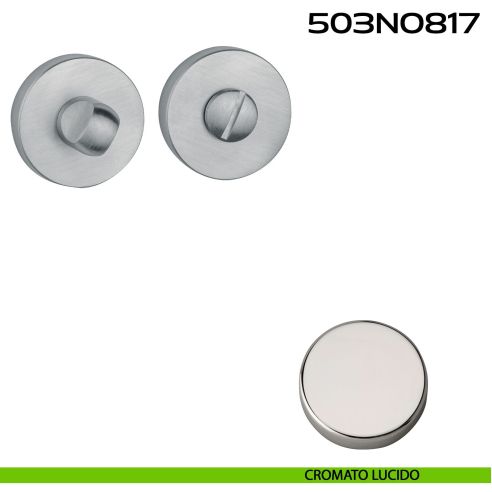 Nottolino WC tondo 503NO817 Reguitti cromato lucido