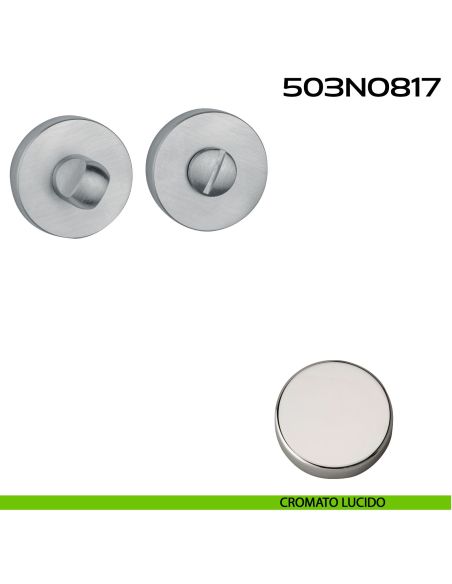 Nottolino WC tondo 503NO817 Reguitti cromato lucido