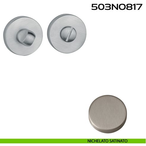 Nottolino WC tondo 503NO817 Reguitti nichel satinato