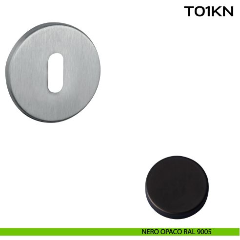 Bocchetta foro chiave tonda T01 Reguitti nero