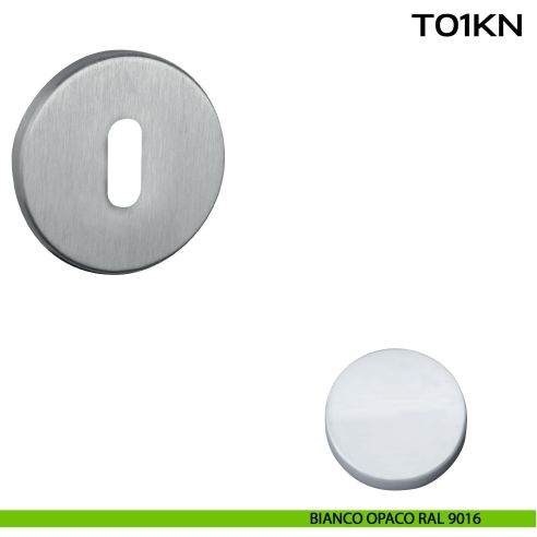 Bocchetta foro chiave tonda T01 Reguitti bianco