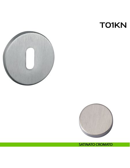 Bocchetta foro chiave tonda T01 Reguitti satinato