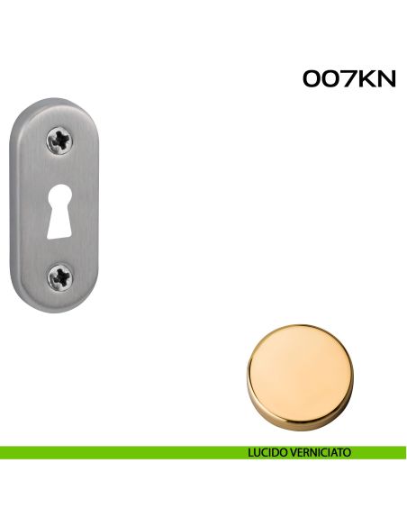 Bocchetta foro chiave ovale 007 Reguitti lucido