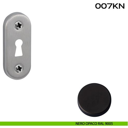 Bocchetta foro chiave ovale 007 Reguitti nero