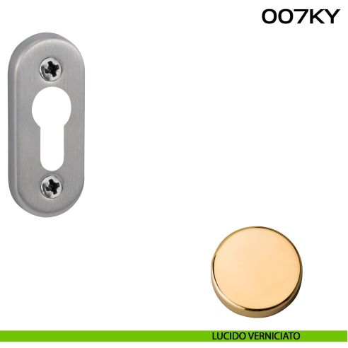 Bocchetta foro yale ovale 007 Reguitti LUCIDO