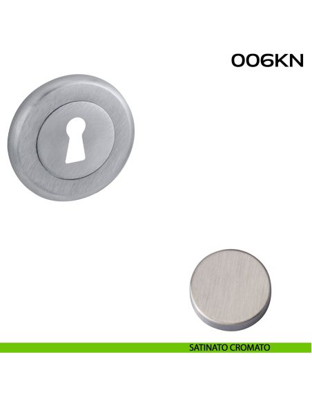 Bocchetta foro chiave tonda 006 Reguitti SATINATO