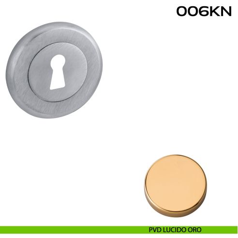 Bocchetta foro chiave tonda 006 Reguitti PVD LUCIDO