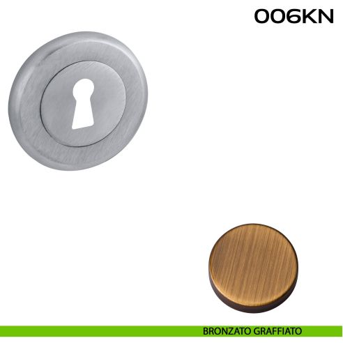 Bocchetta foro chiave tonda 006 Reguitti BRONZATO