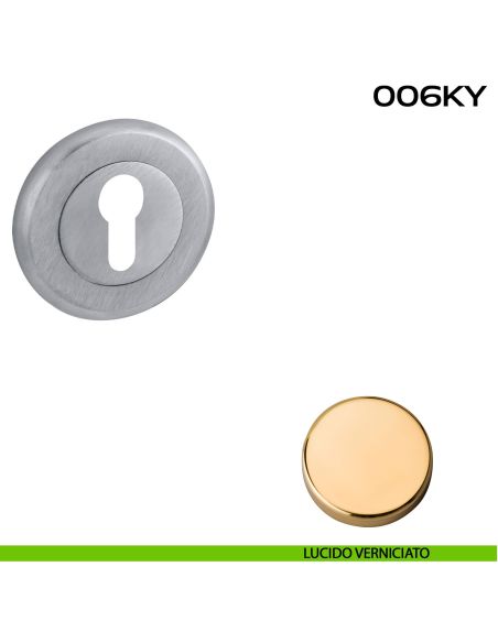 Bocchetta foro yale tonda 006 Reguitti LUCIDO