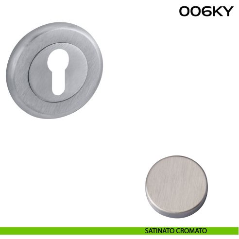 Bocchetta foro yale tonda 006 Reguitti SATINATO