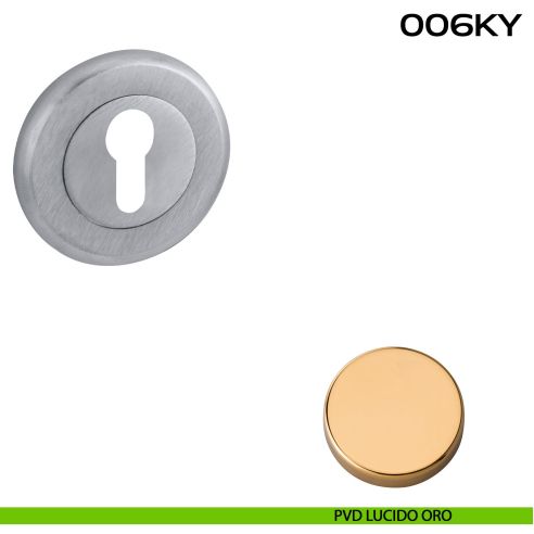 Bocchetta foro yale tonda 006 Reguitti PVD