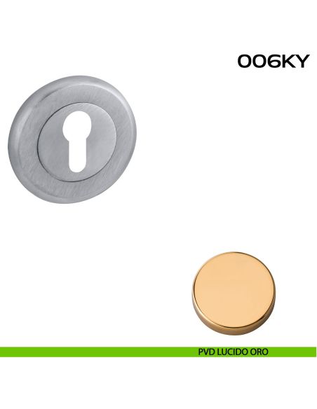 Bocchetta foro yale tonda 006 Reguitti PVD