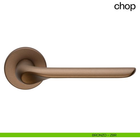 Maniglia per porta Chop dnd Handles bronzo