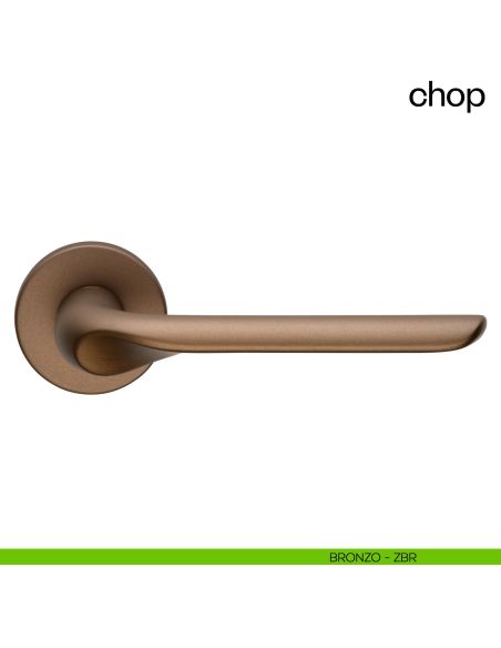 Maniglia per porta Chop dnd Handles bronzo