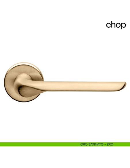 Maniglia per porta Chop dnd Handles oro satinato
