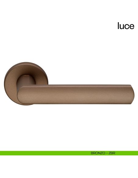 Maniglia per porta Luce dnd bronzo